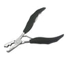 Eksotisk mytevarmefusjonslim Keratinbinding Mikroringer Fjerningstang for hårforlengelser (med 3mm og 5mm spor)