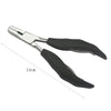 Eksotisk mytevarmefusjonslim Keratinbinding Mikroringer Fjerningstang for hårforlengelser (med 3mm og 5mm spor)