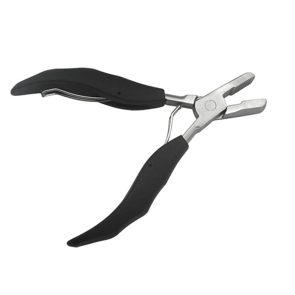 Eksotisk mytevarmefusjonslim Keratinbinding Mikroringer Fjerningstang for hårforlengelser (med 3mm og 5mm spor)