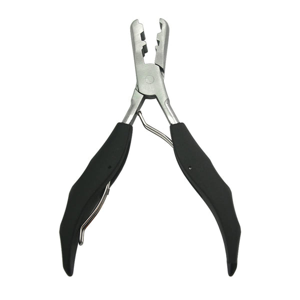 Eksotisk mytevarmefusjonslim Keratinbinding Mikroringer Fjerningstang for hårforlengelser (med 3mm og 5mm spor)