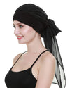 Chemo Turban for kreftkvinner krefthodeklær hodeknapp skjerf cap