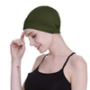 Bambus søvnhette for håravfall Hjemmehode for cellegift Kvinner Bike Hard Hat Helmet Liner Bomullsbeanie