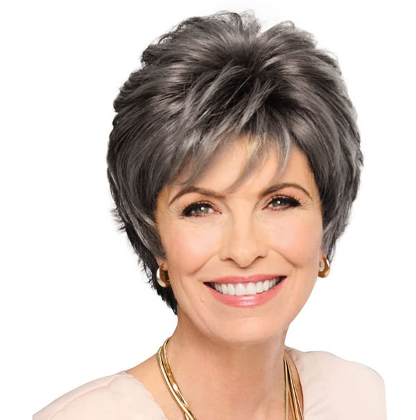 Gabor Royal Tease Layered Short Shag Wig by Hairuwear, 2023 Spring Luxury Collection, Average Cap, GL14-22 Sandy Blonde