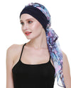 Chemo Turban for kreftkvinner krefthodeklær hodeknapp skjerf cap