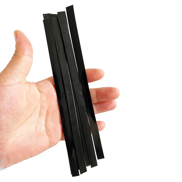 10 stk 0,9 * 20 cm italiensk lim keratin binding lim fusjon flat spiss for fusjon menneskehårforlengelser (gjennomsiktig)
