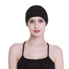 Bambus søvnhette for håravfall Hjemmehode for cellegift Kvinner Bike Hard Hat Helmet Liner Bomullsbeanie
