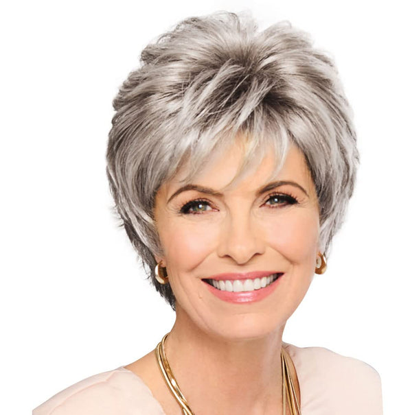 Gabor Royal Tease Layered Short Shag Wig by Hairuwear, 2023 Spring Luxury Collection, Average Cap, GL14-22 Sandy Blonde