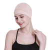 Bambus søvnhette for håravfall Hjemmehode for cellegift Kvinner Bike Hard Hat Helmet Liner Bomullsbeanie
