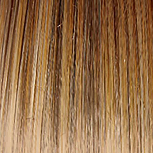 GABOR Spring Romance Short Textured Layered Shag Wig by Hairuwear, Average Cap, GL11-25SS Honey Pecan