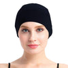 Bambus søvnhette for håravfall Hjemmehode for cellegift Kvinner Bike Hard Hat Helmet Liner Bomullsbeanie