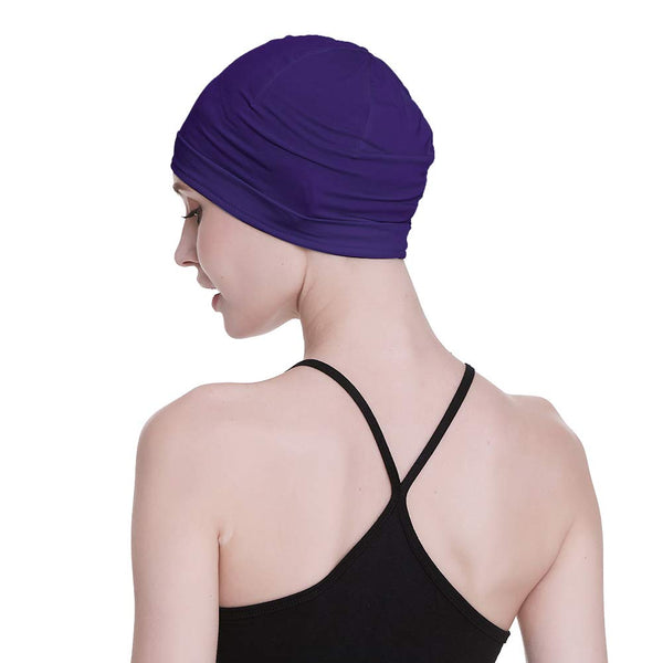 Bambus søvnhette for håravfall Hjemmehode for cellegift Kvinner Bike Hard Hat Helmet Liner Bomullsbeanie
