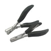 Eksotisk mytevarmefusjonslim Keratinbinding Mikroringer Fjerningstang for hårforlengelser (med 3mm og 5mm spor)