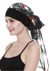 Chemo Turban for kreftkvinner krefthodeklær hodeknapp skjerf cap