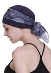 Elegant cellegift med silkeaktig skjerf for kreft kvinner hårtap sleep beanie