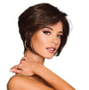 Gabor Best in Class Layered Chin-Length Boycut Wig by Hairuwear, Gjennomsnittlig hette, GF56-60 sølv