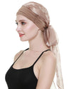 Chemo Turban for kreftkvinner krefthodeklær hodeknapp skjerf cap