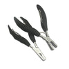 Eksotisk mytevarmefusjonslim Keratinbinding Mikroringer Fjerningstang for hårforlengelser (med 3mm og 5mm spor)