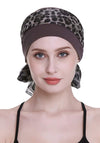Elegant cellegift med silkeaktig skjerf for kreft kvinner hårtap sleep beanie