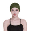 Bambus søvnhette for håravfall Hjemmehode for cellegift Kvinner Bike Hard Hat Helmet Liner Bomullsbeanie