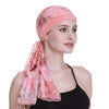 Elegant cellegift med silkeaktig skjerf for kreft kvinner hårtap sleep beanie
