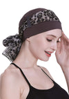 Elegant cellegift med silkeaktig skjerf for kreft kvinner hårtap sleep beanie