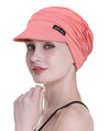 Focuscare Myk cellegift for kvinner, bambus baseball cap, turban for hårtap