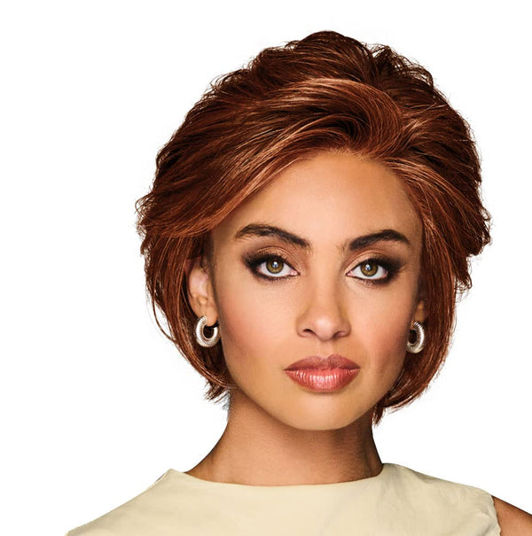 Gabor Lag en uttalelse lagvis moderne hakelengde Bob Wig, Designer Series by Hairuwear, gjennomsnittlig takstørrelse, GF4-6 Svart kaffe