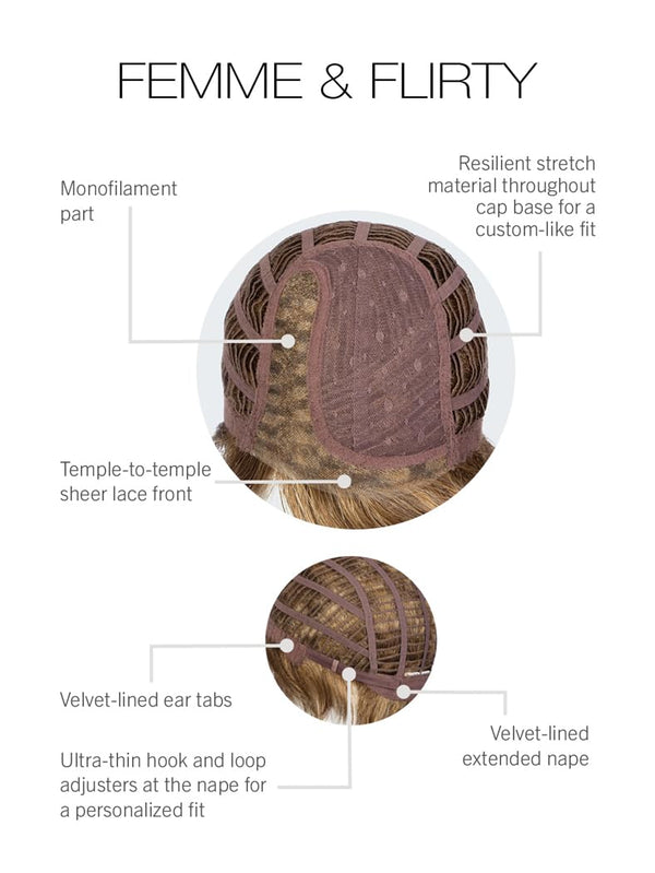 GABOR Femme & Flirty Short Shag Wig, Lightweight Volumous Style With Soft Layers, Average Cap, GL56-60 Sugared Silver