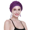 Chemo Turban for kreftkvinner krefthodeklær hodeknapp skjerf cap