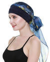 Chemo Turban for kreftkvinner krefthodeklær hodeknapp skjerf cap