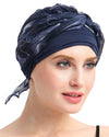 Chemo Turban for kreftkvinner krefthodeklær hodeknapp skjerf cap