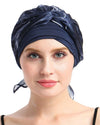 Chemo Turban for kreftkvinner krefthodeklær hodeknapp skjerf cap