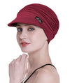 Focuscare Myk cellegift for kvinner, bambus baseball cap, turban for hårtap