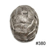 Menn toupee hårsystem menneskehår erstatning for menn 0,04 mm ultra tynn hud toupee for menn v-looped hårstykke (220# mørkest brun med 20% grå, 8x10 "-100% lys med-lys tetthet)