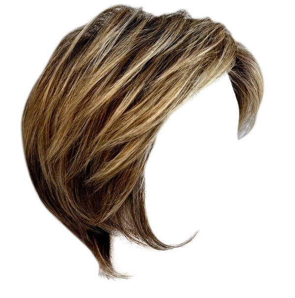 Gabor Keep It Classy Chic Layered Short Cut Wig by Hairuwear, Gjennomsnittlig CAP - GF17-23SS Iced Latte Macchiato