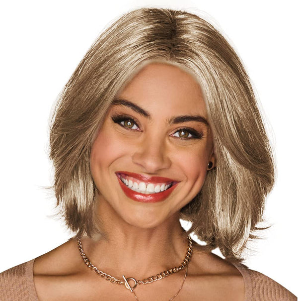 Gabor Gimme Drama Chin-Length Pageboy Long Layered Bob Wig av Hairuwear, Gjennomsnittlig hette, GF6-30 Copper Mahogany