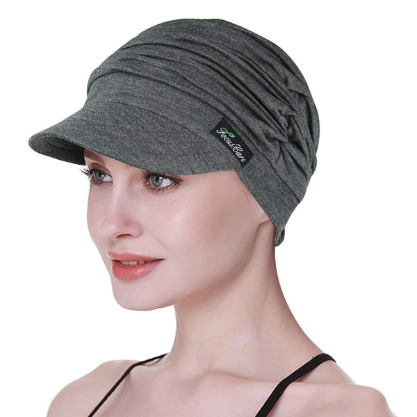 Focuscare Myk cellegift for kvinner, bambus baseball cap, turban for hårtap
