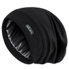 Focuscare Satin foret søvn Slouchy Cap Curly Girl Slap Headwear Gaver til krusete hårkvinner