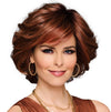 Gabor Gimme Drama Chin-Length Pageboy Long Layered Bob Wig av Hairuwear, Gjennomsnittlig hette, GF6-30 Copper Mahogany
