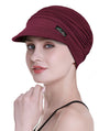 Focuscare Myk cellegift for kvinner, bambus baseball cap, turban for hårtap