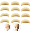 12 stk nylon parykkhetter for kvinner og menn nylon parykkhetter (beige)