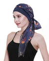 Chemo Turban for kreftkvinner krefthodeklær hodeknapp skjerf cap