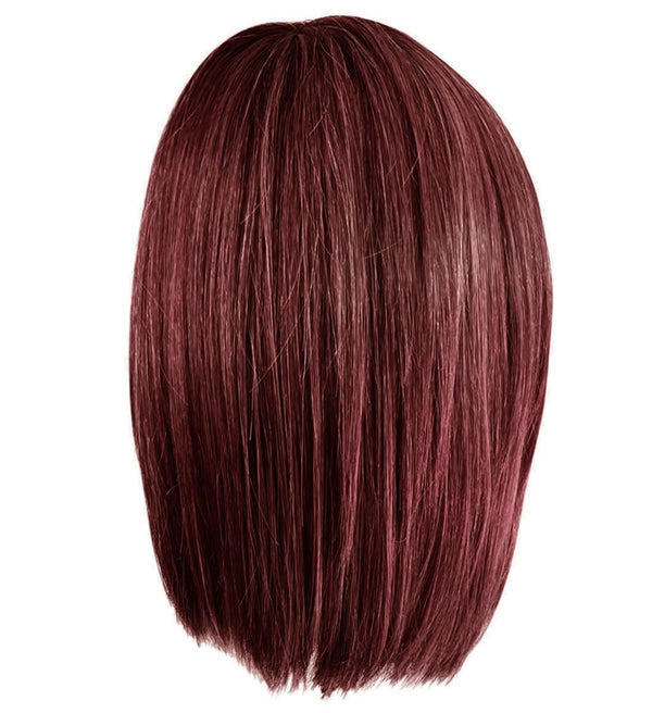 Gabor Glam Era skulderlengde Bob parykk, elegant og trendy med midtdel, gjennomsnittlig cap-GF31-29 brennende kobber