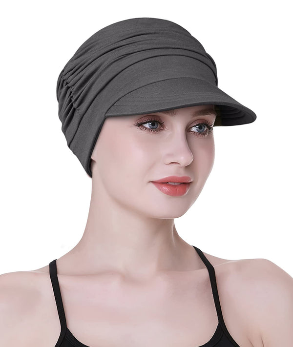 Focuscare Myk cellegift for kvinner, bambus baseball cap, turban for hårtap