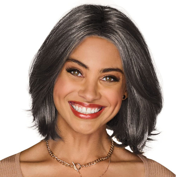 Gabor Gimme Drama Chin-Length Pageboy Long Layered Bob Wig av Hairuwear, Gjennomsnittlig hette, GF6-30 Copper Mahogany