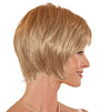 GABOR Spring Romance Short Textured Layered Shag Wig by Hairuwear, Average Cap, GL11-25SS Honey Pecan