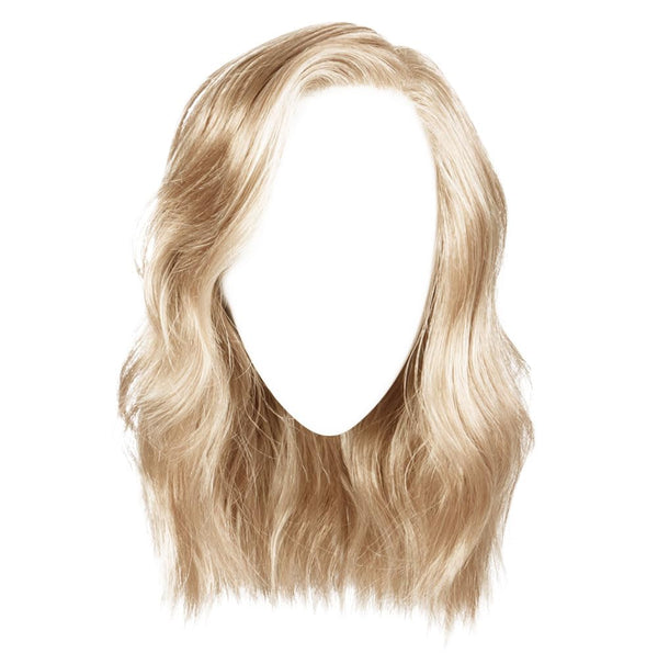 Gabor Love Wave Layered Shoulder-Length Wig With Soft Barrel Curled Waves by Hairuwear, Gjennomsnittlig hette, GL15-26SS smurt toast