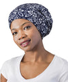 Focuscare Satin foret søvn Slouchy Cap Curly Girl Slap Headwear Gaver til krusete hårkvinner