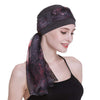 Elegant cellegift med silkeaktig skjerf for kreft kvinner hårtap sleep beanie