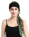 Chemo Turban for kreftkvinner krefthodeklær hodeknapp skjerf cap